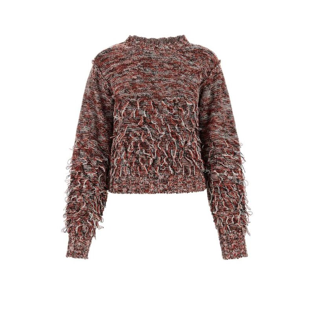 Durazzi Women Embroidered Cotton Blend Sweater